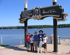 At the Mississippi River