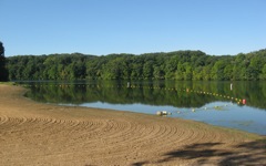 Morning at the lake in Geode State Park