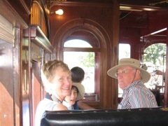 Mom and Dad on the Interurban
