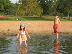 The lake at Geode State Park