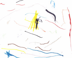 Abstract drawing by Arthur