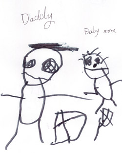 Arthur's drawing of his parents