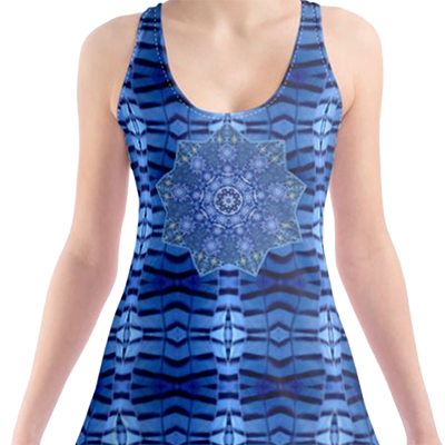 Blue Jay dress with star