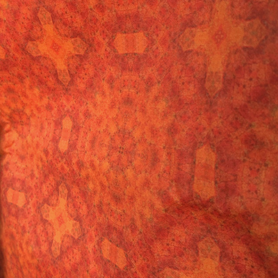 Orange fabric pattern