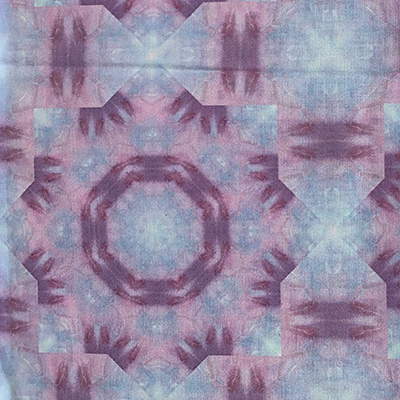 Peach colors in symmetrical pattern