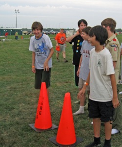 Getting ready to race