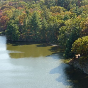Looking down from Starved Rock