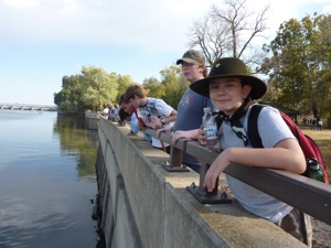 River with Starved Rock in background