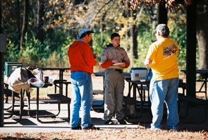 Lunch at the Lincoln homesite