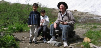 photo of Hadley-Ives males near Grinnell Glacier in Glacier National Park