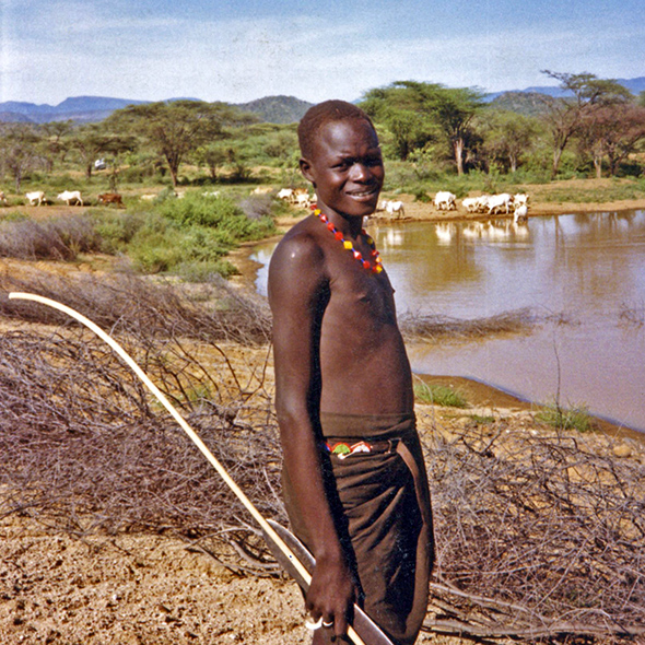 A Pokot woman livestock manager