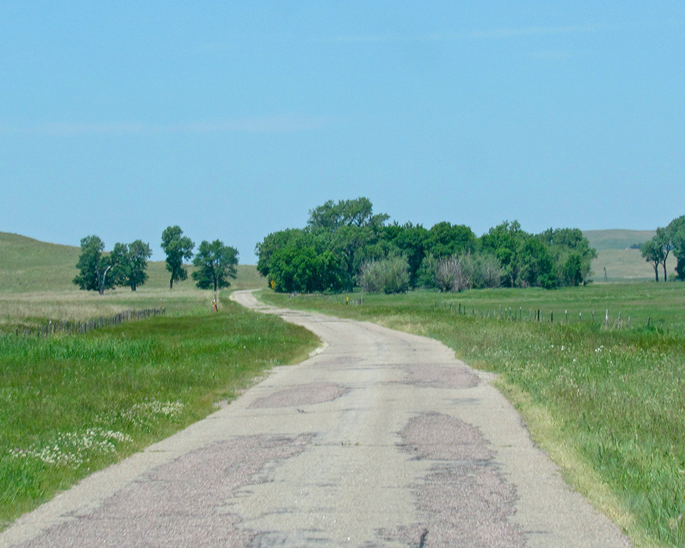 Brownlee Road Through Sandhills