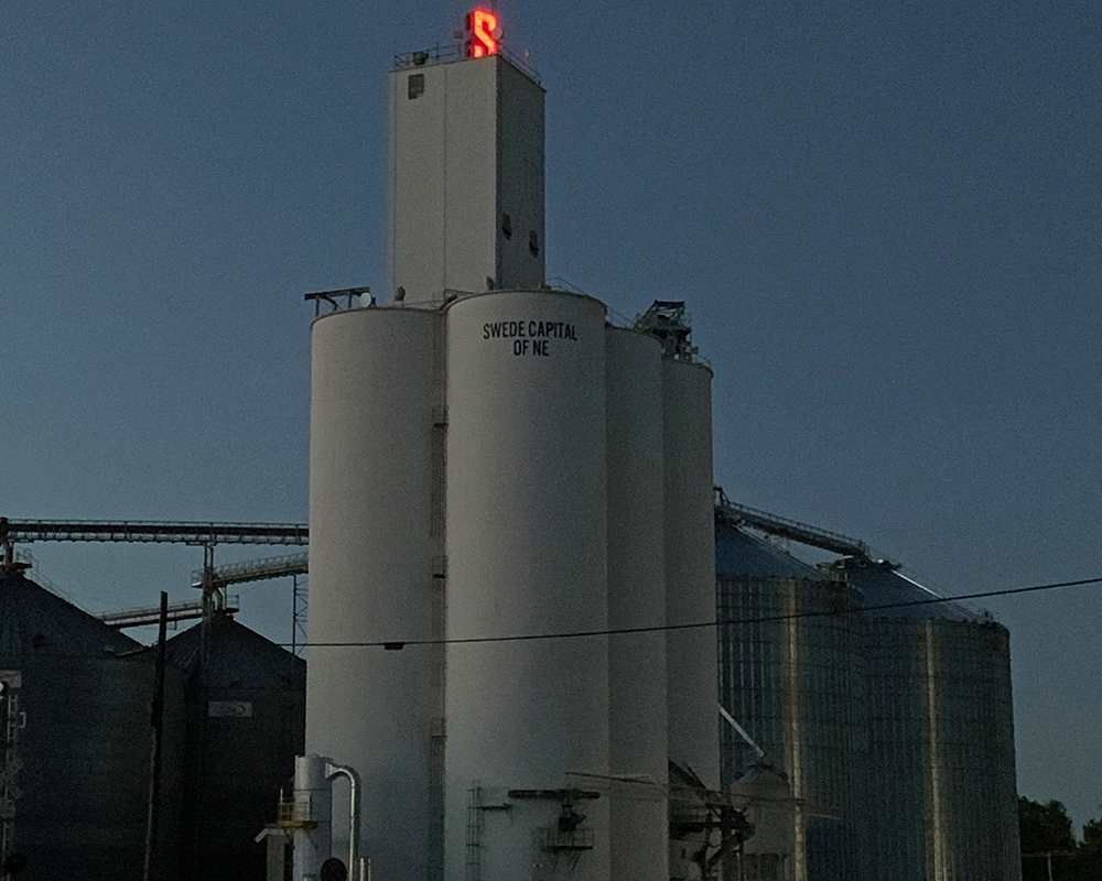 Dusk at Grain Elevator