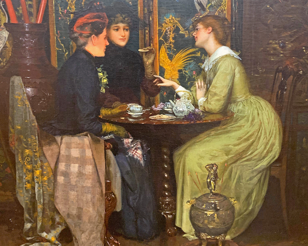 Frederick Judd Waugh, Ladies Having Tea 1890