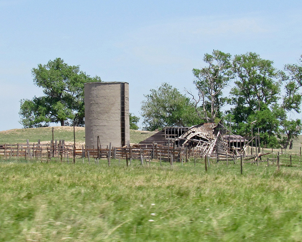 Ruined Ranch Buildings