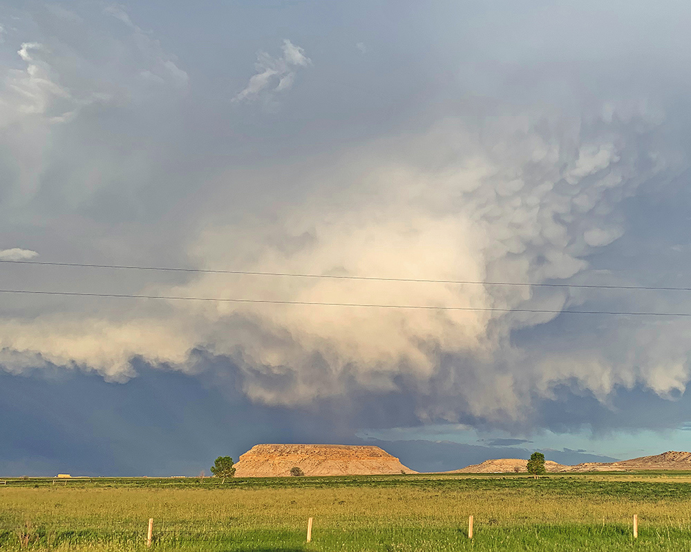 Storm seen from Shoshoni