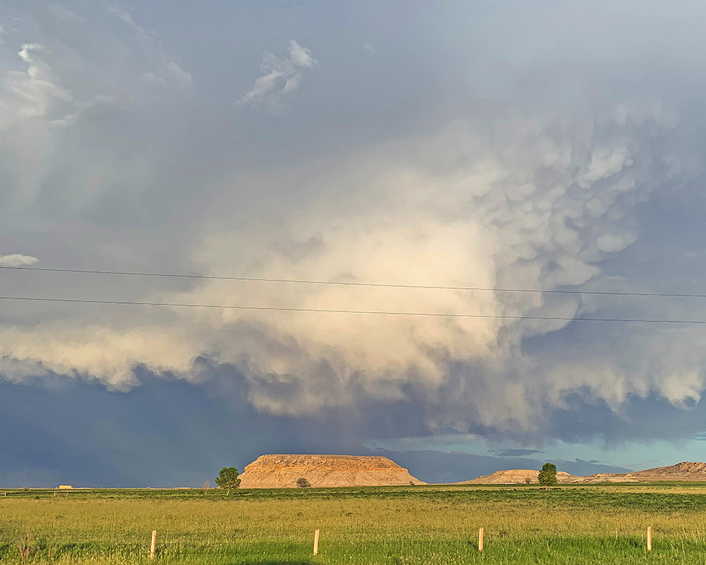 Storm seen from Shoshoni