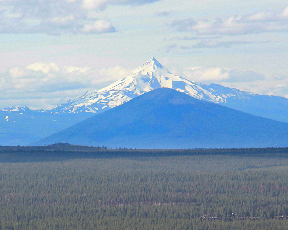 A scene in the Newberry Volcanic Park south of Bend in Oregon