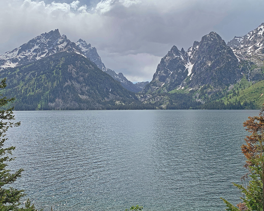 Cascade Canyon Across Jenny Lake 