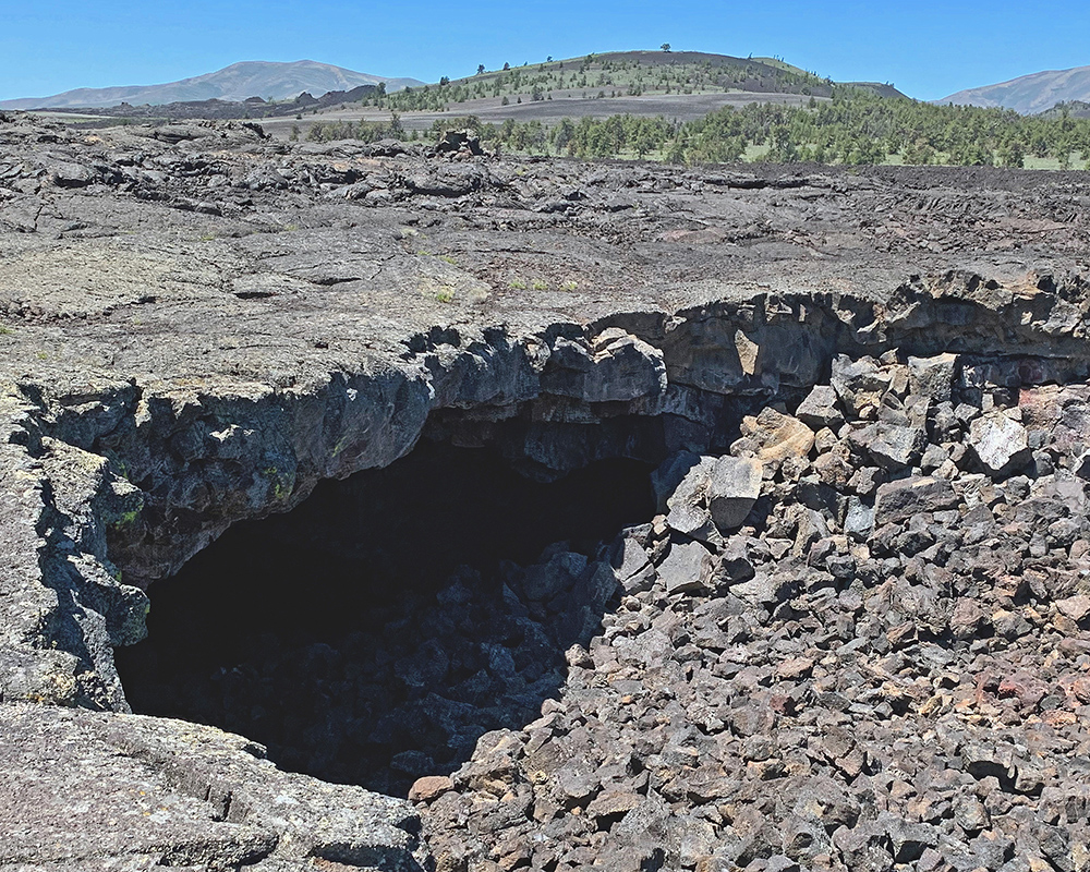 Collapsed Cave Tube Craters of Moon 