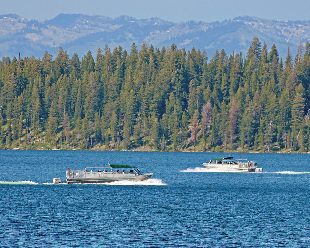 Ferries on Jenny Lake 