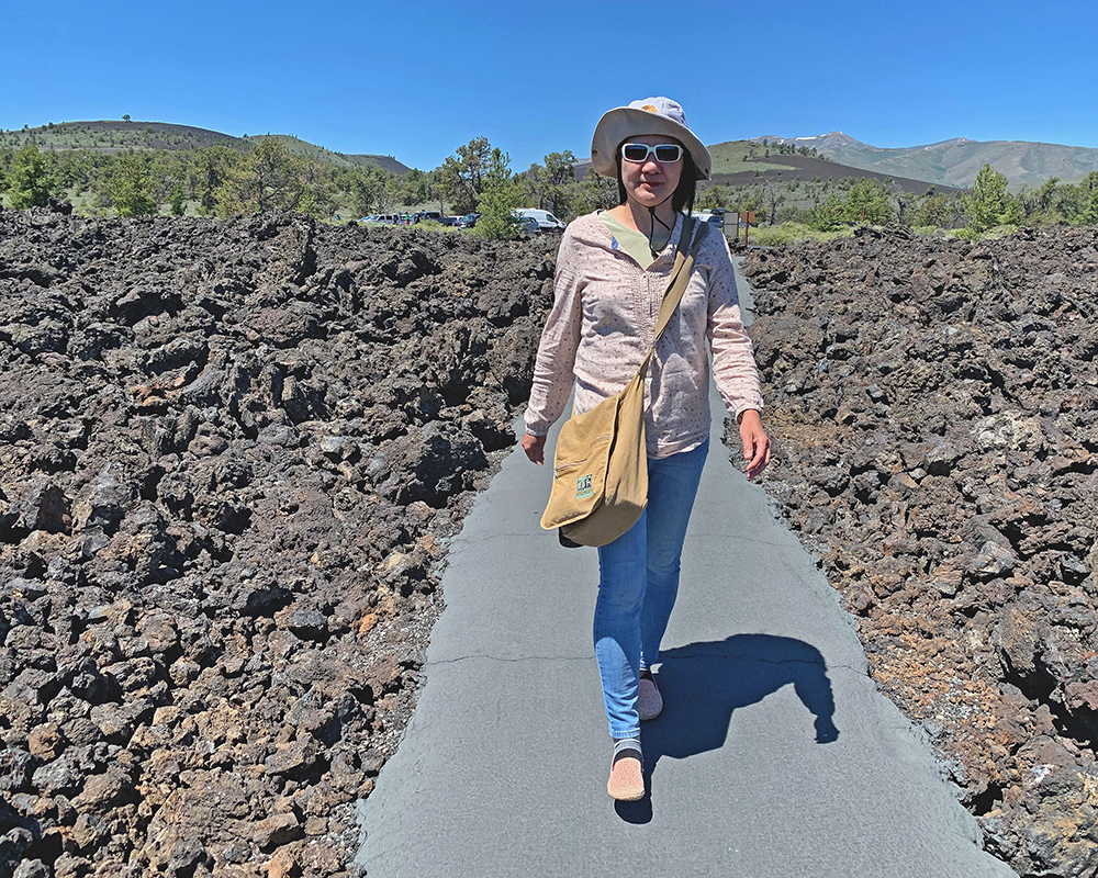Jeri at Craters of the Moon 