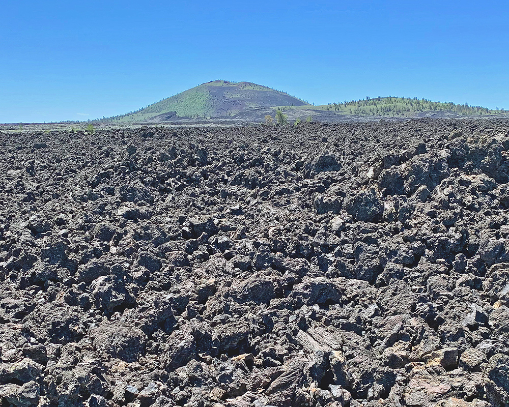 Lava field Craters of the Moon 