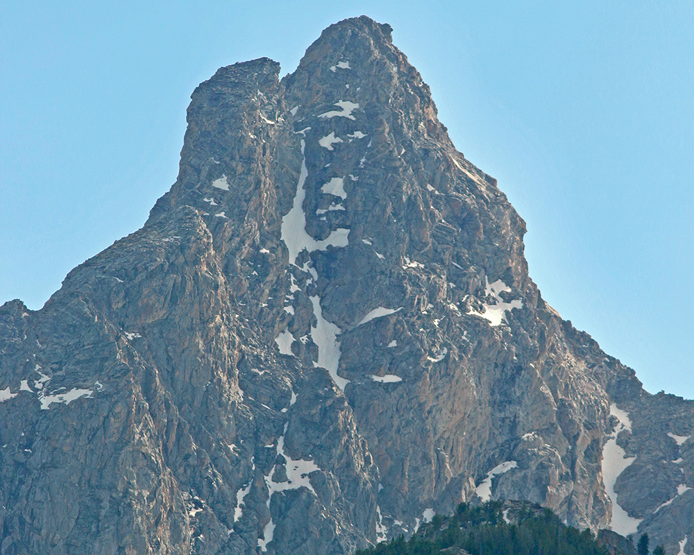 Spire Grand Teton Mountains 