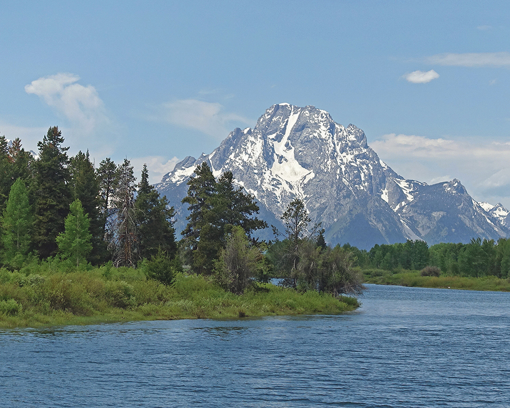 View Mt Moran Oxbow midday 