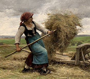 Haying Scene by Julien Dupré (1882)