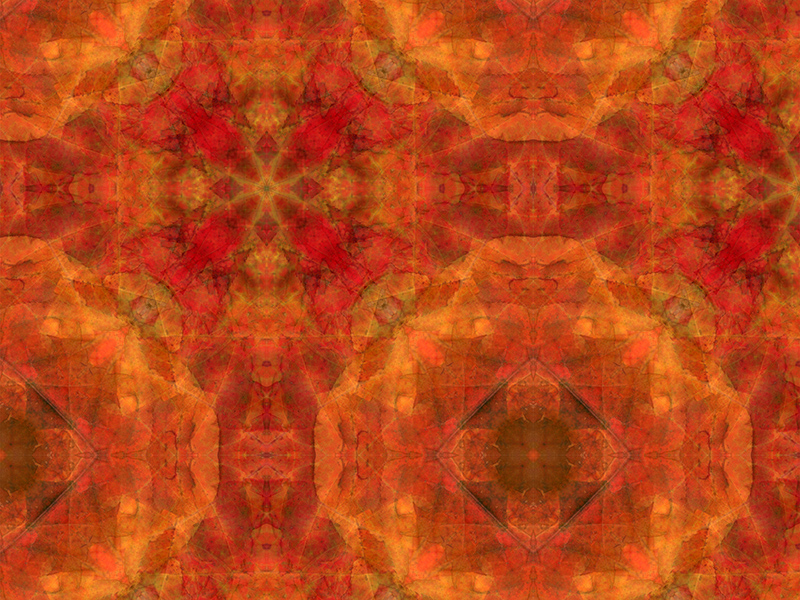Many red colors in this pattern