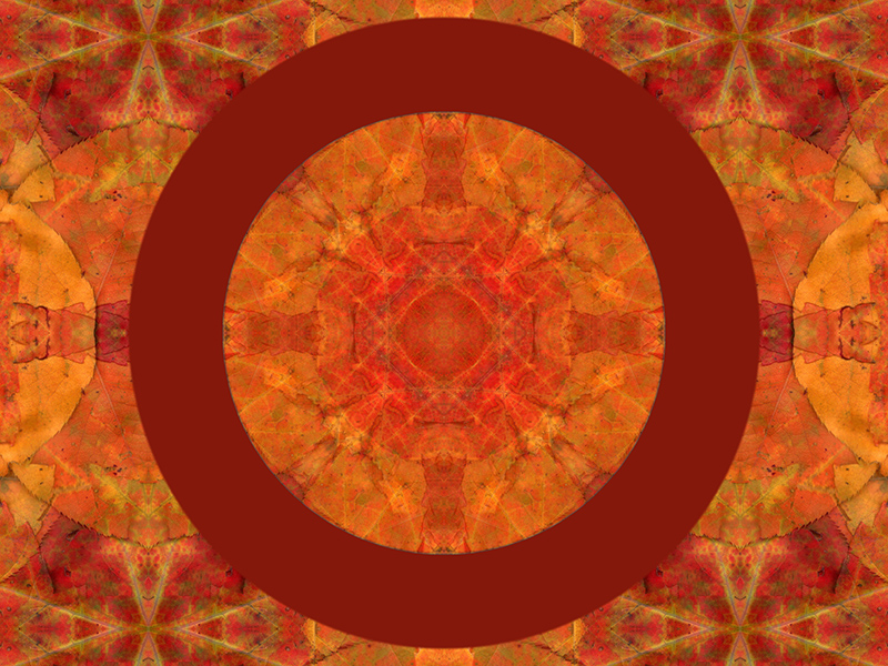 Many red colors in this pattern