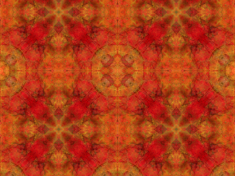 Many red colors in this pattern