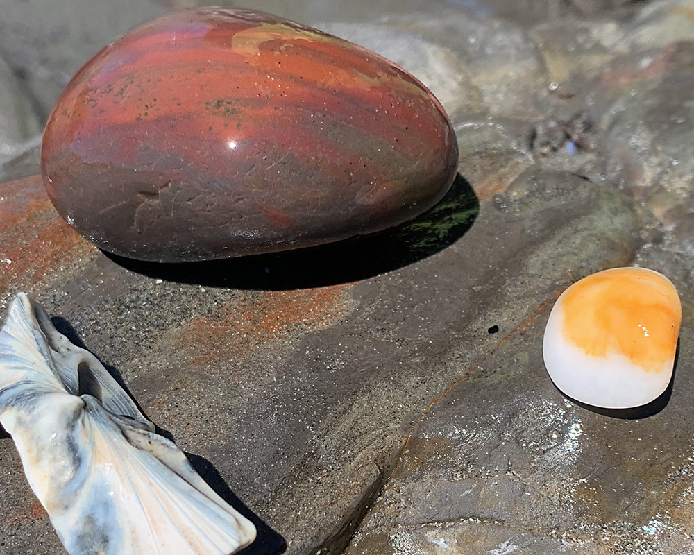 Lovely stones in Olympic National Park