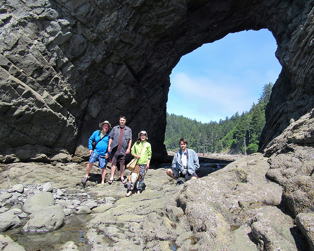 A scene in the Newberry Volcanic Park south of Bend in Oregon