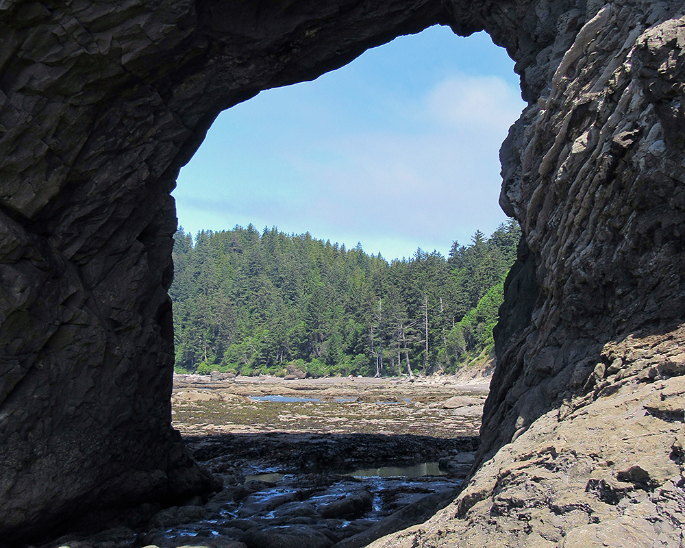 A scene in the Newberry Volcanic Park south of Bend in Oregon