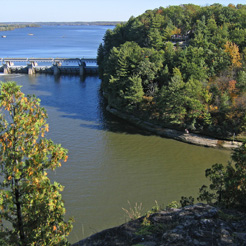 Illinois River seen from Starved Rock