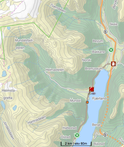 Map for Hotel Mundal