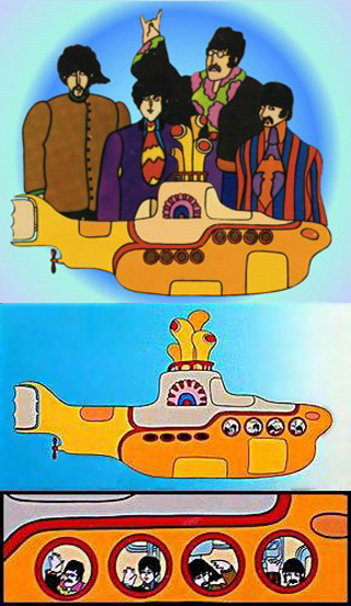 The Yellow Submarine (Peter Max) 