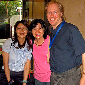 Chingwen, Chunchih, and Eric in Hong Kong