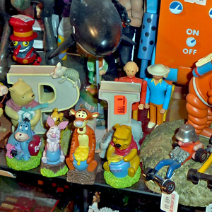 Toys displayed in the Toy Museum in Central