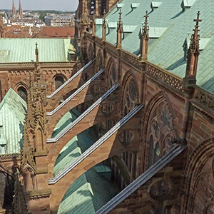 Stone carving from Strasbourg Cathedral