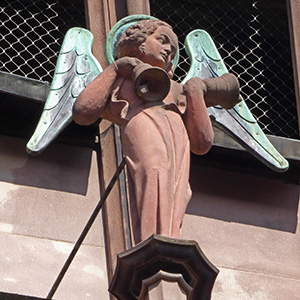 Stained glass in Strasbourg Cathedral