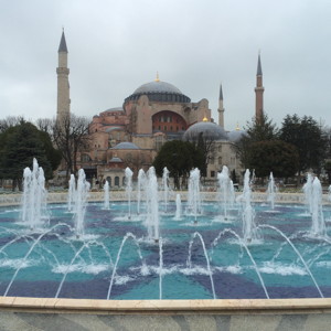 Hagia Sophia in Istanbul, Turkey.