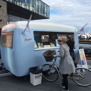  A street vendor in Copenhagen.