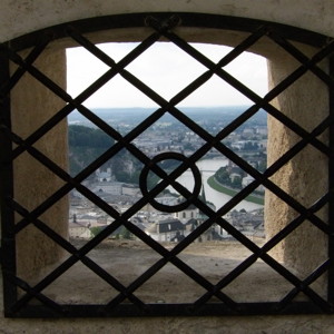 A wall grate in Salzburg, Austria.