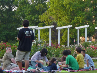 Picnic in Washington Park with the Alreds