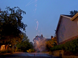 Car firework