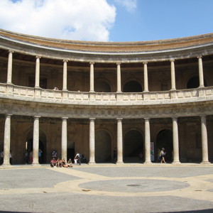 Palace of Emperor Carlos V in Alhambra.