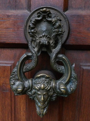 Circular door knocker-Sibiu, Romania